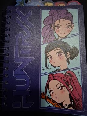 New KPop Demon Hunters Tabbed Journal Book